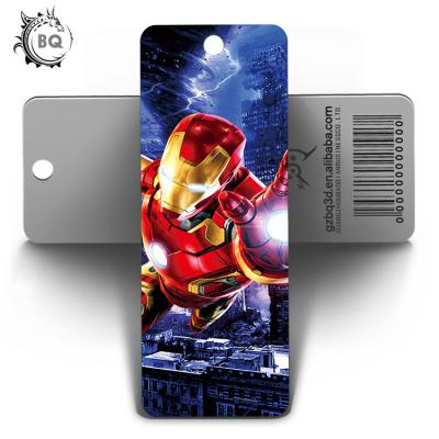 China 5.8X15.5CM 3D Lenticular Bookmark With Display For Students / Kids for sale