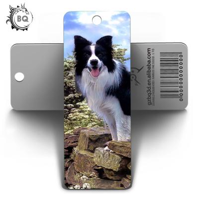 China 2019 New Design 3D Hologram Bookmark Of Cute Dogs Animal With Tassels for sale