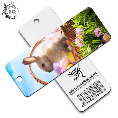 China Lenticular Printing Paper Plastic PET 3D Bookmark Of Animals For Gifts for sale