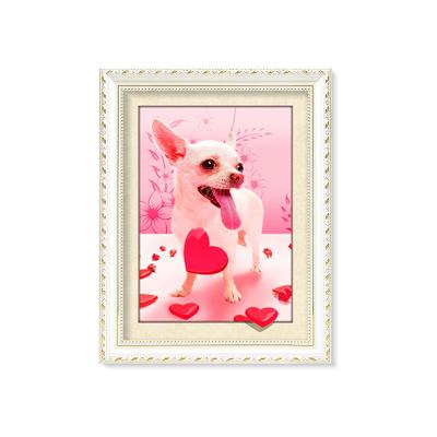 China Colorful Amazing Animal 5D Pictures 12x17 Inches  0.6mm PET Material for sale