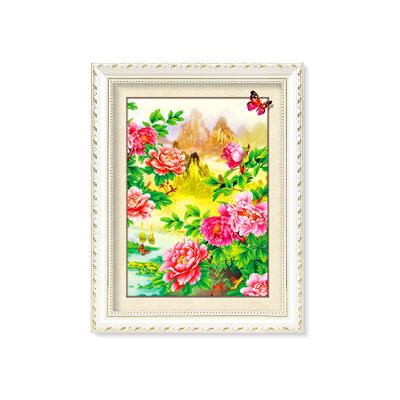 中国 花および植物5Dのイメージのレストランの装飾のためのレンズの芸術の印刷物 販売のため