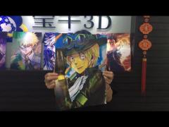 3D Lenticular Anime Wall Posters Hunter X Hunter Triple Transition Pictures Flip