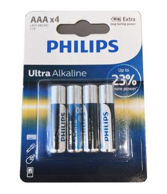 China Lr03aaa Flashlight 1.5V Ultra Alkaline Battery 1170mAh For MP3 Players for sale