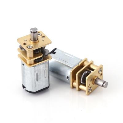 China Faradyi Mini Electric Metal Brush Controller Gearbox Wheel Low Speed Micro FGM12-N20 1.5v-24volt DC Gear Motor With 3mm D-shaft for sale