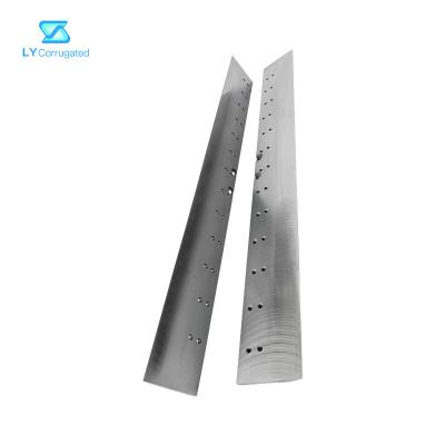 China HSS Tipped Paper Roller Straight Cutting Blades Guillotine Cutting Knife For Grey Board In Polar Machine à venda