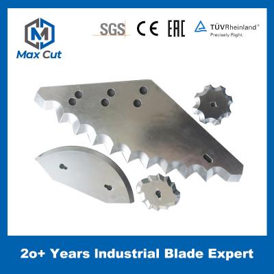 China Special Shape Blade Tungsten Steel TMR feed mixer blade en venta