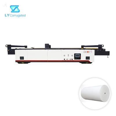 China Entrando caixa ondulada que fabrica a planta automática para a impressora de Flexo à venda
