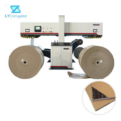 China Encoladora de papel automática traslapada, planta automática del corrugación de 5 capas en venta