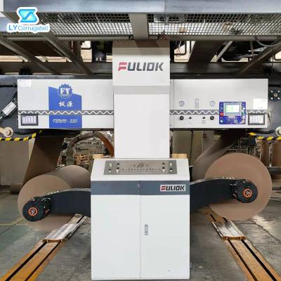 China 2200mm Corrugated Cardboard Production Line PLC Control Corrugator Splicer en venta