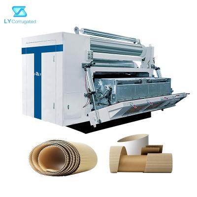 China SF25NA Corrugated Cardboard Machine 1400mm Paper Width Single Facer for sale