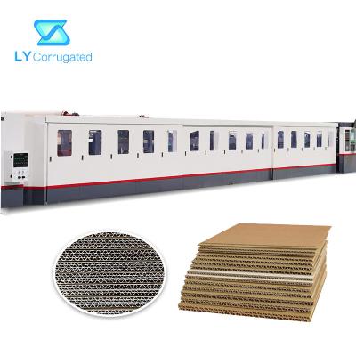 China ISO Corrugated Cardboard Making Machine PLC Control Double Facer for sale