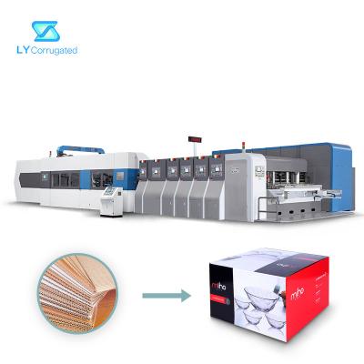 China High Speed Flexo Printer Slotter Machine Die Cutting 300pcs/Min 700mm for sale