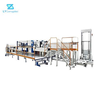 China High Speed Corrugated Box Die Punching Machine Platen 350tons Speed for sale