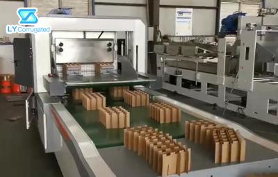 China PLC Automatic Corrugated Box Making Machine 7mm Clapboard Assemble for sale