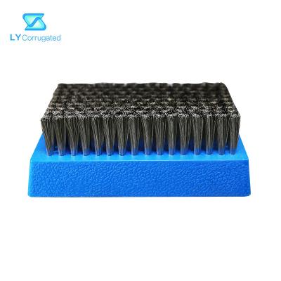 China 500 bristles Stainless Steel Wire Brush For Ceramic Anilox Roller for sale