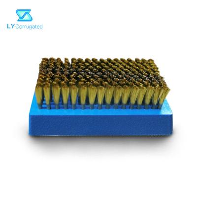 China 16mm Length  Flexo Printing Machine Parts , ISO Copper Wire Brush for sale