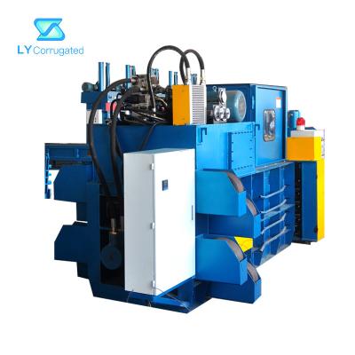 China Recyclable Carton Packing Machine , 400-500kg/M3 Automatic Horizontal Baler for sale
