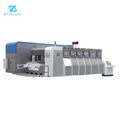 China máquina de 300pcs/Min Carton Box Printing Slotting que corta la profundidad que ranura de 250m m con tintas en venta