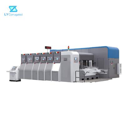 China Corrugated Flexo Printer Slotter Machine Die Cutting Machine 110mm Roller for sale