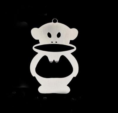 China Cheap Promotion Blank Stainless Steel Engrave Animal Shape Monkey Bottle Opener for sale