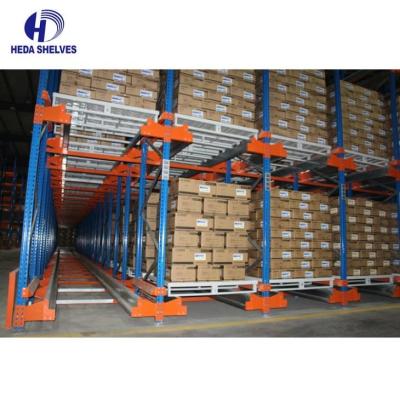 China Cold Rolled Steel Shuttle Pallet Racking System 1T- 3T Layer Custom Storage for sale