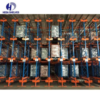 China Radio Pallet Shuttle Racking System 800 900 1000 1200mm Commercial Shelving for sale