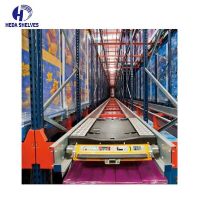 China Warehouse Radio Shuttle Pallet Racking Q235 Steel Industrial Rack Storage for sale