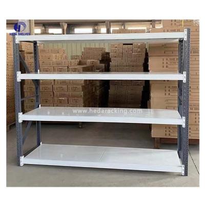 China Adjustable Warehouse Storage Racks Medium Duty Steel Shelving for sale