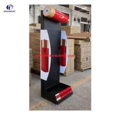 China Espray electrostático del soporte del metal del estante de exhibición de la batería en venta