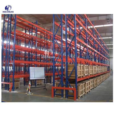 China Metal Warehouse Steel Storage Racking Systems Column 1.5mm for sale