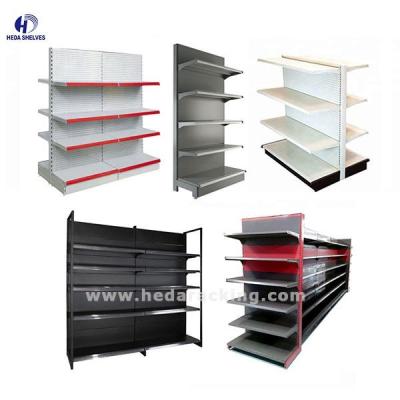 China Double Sided Supermarket Racks Office Heavy Duty Garage Wall Shelving Mobile for sale