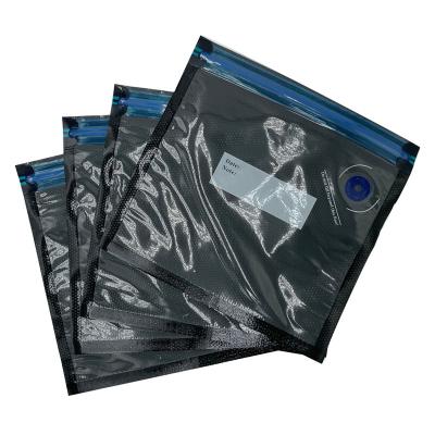 China Barrier Reusable Resealable Freezer Bags Heavy Duty Vacuum Seal 21*22cm for sale
