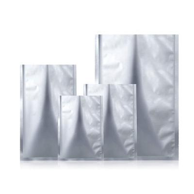 China CE Kitchen Silver Aluminum Foil Bags Plat Type FDA Resealable Mylar Bags for sale