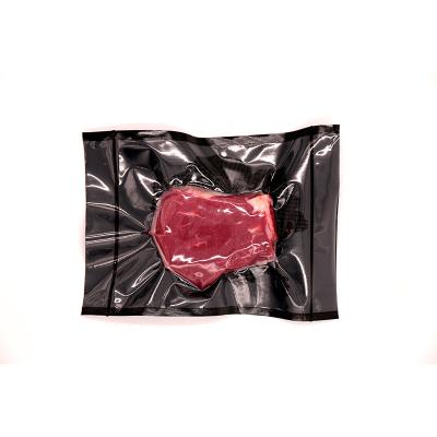 China Custom Size Textured Vacuum Sealer Bags With Black Background Manufacturer for sale