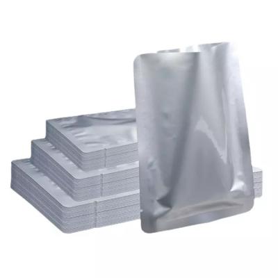 China Custom Printed Mylar Bags Laminated Aluminium Three Sealing Side Vacuum Pouches for sale