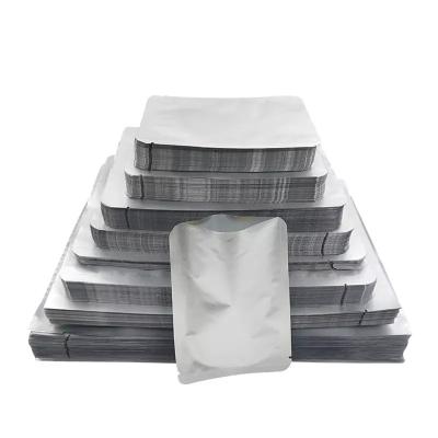China Sacos de folha de alumínio com vedação térmica reutilizáveis ​​sacos de armazenamento Mylar com etiquetas adesivas à venda