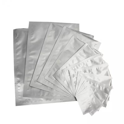 China Smell Proof Aluminum Foil Bags Silver Custom Mylar Bags For Food for sale