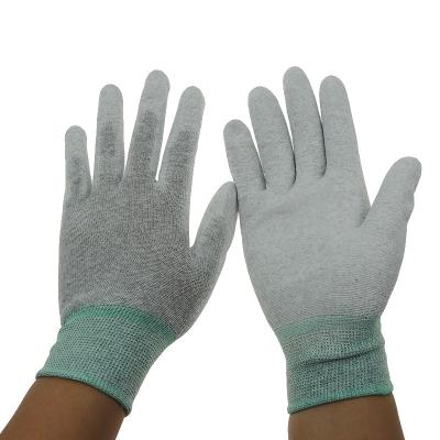 China Disposable 300g PU Palm Vinyl PVC ESD Gloves for sale