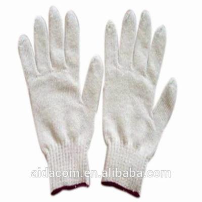 China 7 Gauge 5 Threads 11'' Length Cotton Knitted ESD Gloves for sale