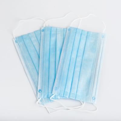 China 3 Layer Hypoallergenic Anti Influenza Protective Disposable Mask for sale