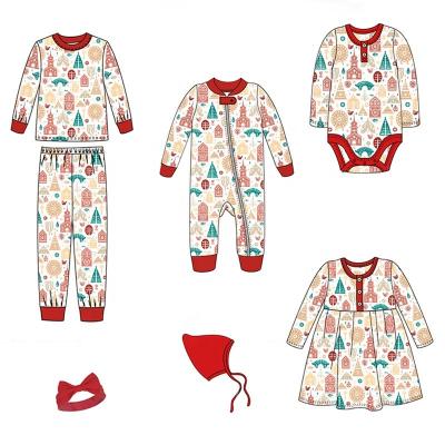 China Kids Christmas Pajamas Children Sleepwear Children's Pajama Sets Girls And Boys Cartoon Halloween Pajamas Baby Kids Romp for sale