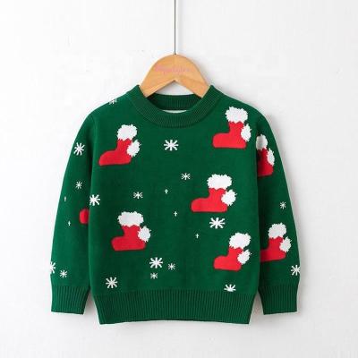China Autumn Winter New Design Knit Christmas Kids Pullover Sweater Elk Boys Sweaters for sale
