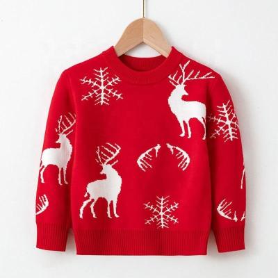 China Kids Sweater Winter Autumn Girls Boys Clothing Baby Knitwear Pullover Kids Print Warm Christmas Sweaters for sale