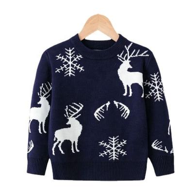 China Children Sweater Winter Autumn Girls Boys Clothing Baby Knitwear Pullover Kids Print Warm Christmas Sweaters for sale