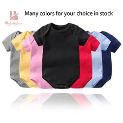 China Newborn baby romper clothes organic cotton rompers jumpsuit baby wear toddler clothing for sale
