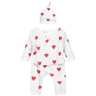China Raglan Sleeve Spring Autumn Top And Pants Newborn 2pc Set Baby Clothing Set Pajamas for sale