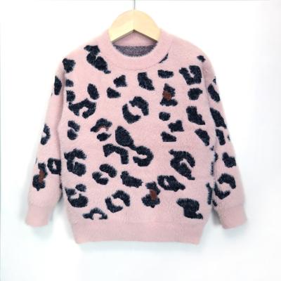 China Autumn and winter new children's Jacquard knitted sweater fashion baby simple Pullover Sweater Top for sale