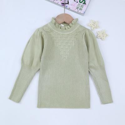 China Wholesale Girl Sweater Warm Kids Pullover Top knitted sweater Girl's Sweaters Winter Clothes For Kids for sale