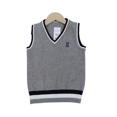 China Stock Kids Clothes School Uniform Sweater Primary School Kids Uniforms Waistcoat Baby Vests for sale