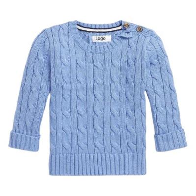 China 2023 Winter customized Color Cable knitting Baby Boy Clothes Pullover Baby Sweater clothes kids for sale